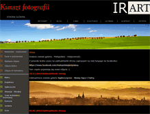 Tablet Screenshot of irart.pl